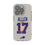 Josh Allen Buffalo Bills 17 Game Tactic Clear Phone Case for Apple iPhone - Sports Gifts, Sports Memorabilia, Sports Collectibles, Fan Shop