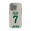 Justin Fields New York Jets 7 Game Tactic Clear Phone Case for Apple iPhone - Sports Gifts, Sports Memorabilia, Sports Collectibles, Fan Shop