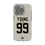Chase Young New Orleans Saints 99 Game Tactic Clear Phone Case for Apple iPhone - Sports Gifts, Sports Memorabilia, Sports Collectibles, Fan Shop
