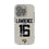 Trevor Lawrence Jacksonville Jaguars 16 Game Tactic Clear Phone Case for Apple iPhone - Sports Gifts, Sports Memorabilia, Sports Collectibles, Fan Shop