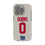 Brian Burns New York Giants 0 Game Tactic Clear Phone Case for Apple iPhone - Sports Gifts, Sports Memorabilia, Sports Collectibles, Fan Shop