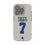 Trevon Diggs Dallas Cowboys 7 Game Tactic Clear Phone Case for Apple iPhone - Sports Gifts, Sports Memorabilia, Sports Collectibles, Fan Shop