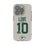 Jordan Love Green Bay Packers 10 Game Tactic Clear Phone Case for Apple iPhone - Sports Gifts, Sports Memorabilia, Sports Collectibles, Fan Shop