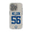 Quenton Nelson Indianapolis Colts 56 Game Tactic Clear Phone Case for Apple iPhone - Sports Gifts, Sports Memorabilia, Sports Collectibles, Fan Shop