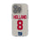 Jevon Holland New York Giants 8 Game Tactic Clear Phone Case for Apple iPhone - Sports Gifts, Sports Memorabilia, Sports Collectibles, Fan Shop