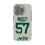 C.J. Mosley New York Jets 57 Game Tactic Clear Phone Case for Apple iPhone - Sports Gifts, Sports Memorabilia, Sports Collectibles, Fan Shop