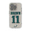 A.J. Brown Philadelphia Eagles 11 Game Tactic Clear Phone Case for Apple iPhone - Sports Gifts, Sports Memorabilia, Sports Collectibles, Fan Shop