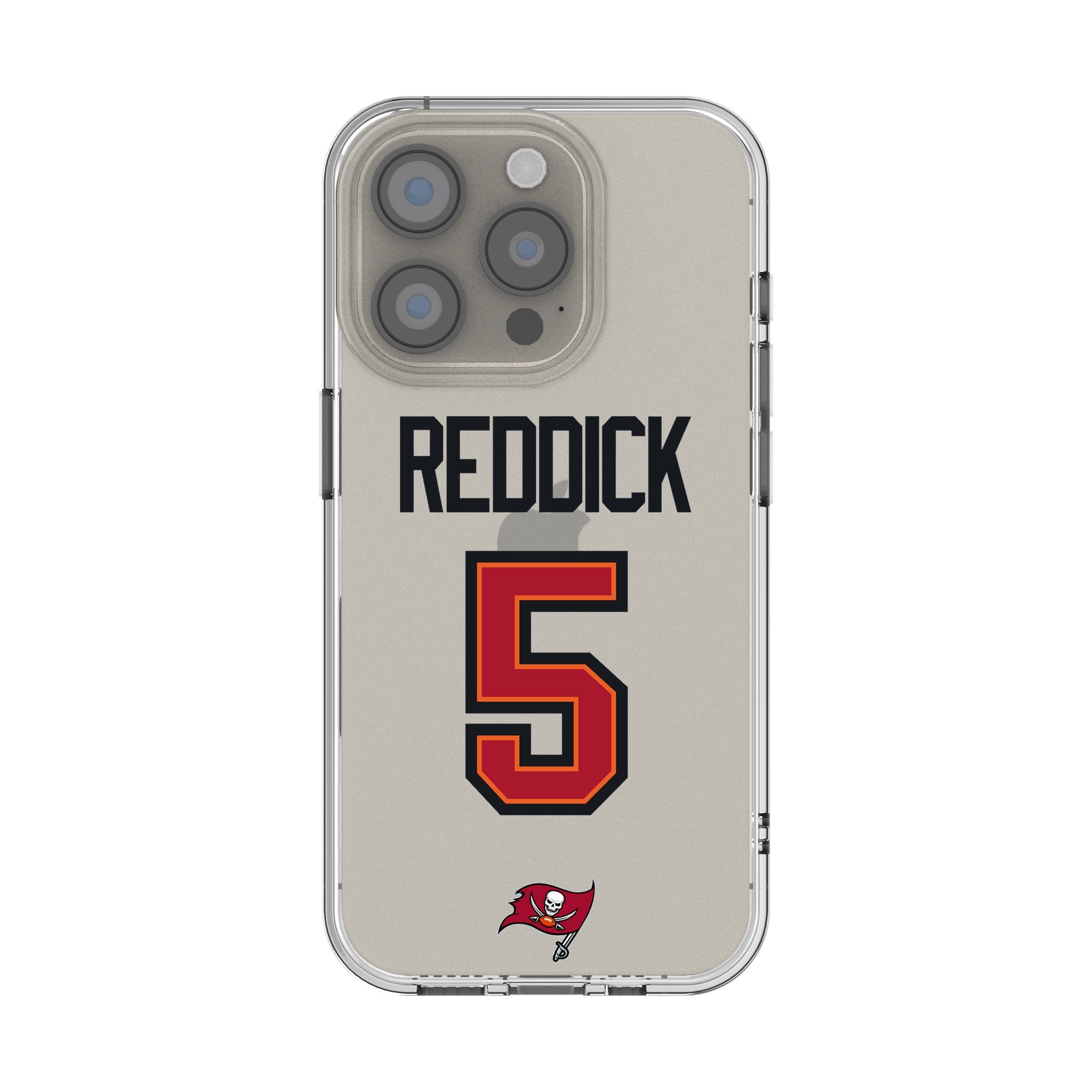 Haason Reddick Tampa Bay Buccaneers 5 Game Tactic Clear Phone Case for Apple iPhone - Sports Gifts, Sports Memorabilia, Sports Collectibles, Fan Shop