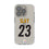 Darius Slay Pittsburgh Steelers 23 Game Tactic Clear Phone Case for Apple iPhone - Sports Gifts, Sports Memorabilia, Sports Collectibles, Fan Shop