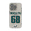 Jordan Mailata Philadelphia Eagles 68 Game Tactic Clear Phone Case for Apple iPhone - Sports Gifts, Sports Memorabilia, Sports Collectibles, Fan Shop