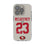 Christian McCaffrey San Francisco 49ers 23 Game Tactic Clear Phone Case for Apple iPhone - Sports Gifts, Sports Memorabilia, Sports Collectibles, Fan Shop