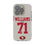 Trent Williams San Francisco 49ers 71 Game Tactic Clear Phone Case for Apple iPhone - Sports Gifts, Sports Memorabilia, Sports Collectibles, Fan Shop