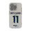 Jaxon Smith-Njigba Seattle Seahawks 11 Game Tactic Clear Phone Case for Apple iPhone - Sports Gifts, Sports Memorabilia, Sports Collectibles, Fan Shop
