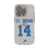 Amon-Ra St. Brown Detroit Lions 14 Game Tactic Clear Phone Case for Apple iPhone - Sports Gifts, Sports Memorabilia, Sports Collectibles, Fan Shop