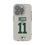Jayden Reed Green Bay Packers 11 Game Tactic Clear Phone Case for Apple iPhone - Sports Gifts, Sports Memorabilia, Sports Collectibles, Fan Shop