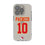 Isiah Pacheco Kansas City Chiefs 10 Game Tactic Clear Phone Case for Apple iPhone - Sports Gifts, Sports Memorabilia, Sports Collectibles, Fan Shop