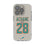 De'Von Achane Miami Dolphins 28 Game Tactic Clear Phone Case for Apple iPhone - Sports Gifts, Sports Memorabilia, Sports Collectibles, Fan Shop
