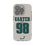 Jalen Carter Philadelphia Eagles 98 Game Tactic Clear Phone Case for Apple iPhone - Sports Gifts, Sports Memorabilia, Sports Collectibles, Fan Shop