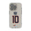 Bo Nix Denver Broncos 10 Game Tactic Clear Phone Case for Apple iPhone - Sports Gifts, Sports Memorabilia, Sports Collectibles, Fan Shop