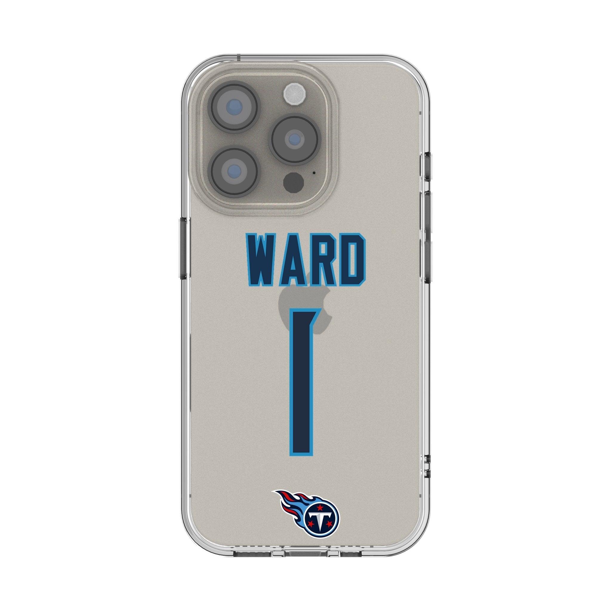 Cameron Ward Tennessee Titans 1 Game Tactic Clear Phone Case for Apple iPhone - Sports Gifts, Sports Memorabilia, Sports Collectibles, Fan Shop