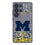 University of Michigan Wolverines Confetti Clear Phone Case for Samsung Galaxy - Sports Gifts, Sports Memorabilia, Sports Collectibles, Fan Shop