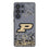 Purdue University Boilermakers Confetti Clear Phone Case for Samsung Galaxy - Sports Gifts, Sports Memorabilia, Sports Collectibles, Fan Shop