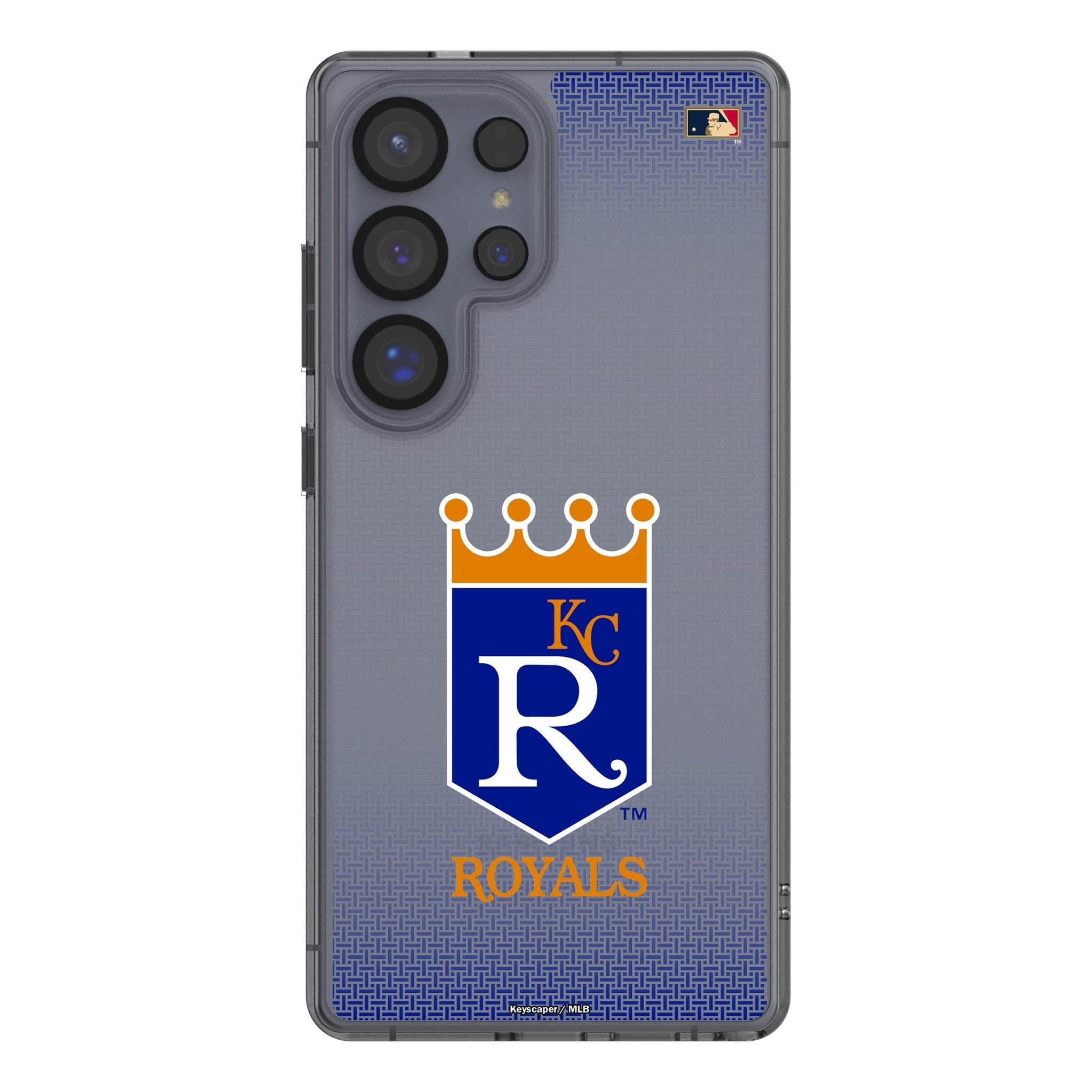 Kansas City Royals 1969-1978 - Cooperstown Collection Linen Clear Phone Case for Samsung Galaxy - Sports Gifts, Sports Memorabilia, Sports Collectibles, Fan Shop