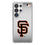 San Francisco Giants Linen Clear Phone Case for Samsung Galaxy - Sports Gifts, Sports Memorabilia, Sports Collectibles, Fan Shop