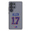 Josh Allen Buffalo Bills 17 Game Tactic Clear Phone Case for Samsung Galaxy - Sports Gifts, Sports Memorabilia, Sports Collectibles, Fan Shop