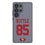 George Kittle San Francisco 49ers 85 Game Tactic Clear Phone Case for Samsung Galaxy - Sports Gifts, Sports Memorabilia, Sports Collectibles, Fan Shop
