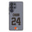 Nick Chubb Cleveland Browns 24 Game Tactic Clear Phone Case for Samsung Galaxy - Sports Gifts, Sports Memorabilia, Sports Collectibles, Fan Shop