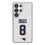 Stefon Diggs New England Patriots 8 Game Tactic Clear Phone Case for Samsung Galaxy - Sports Gifts, Sports Memorabilia, Sports Collectibles, Fan Shop
