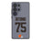 Joel Bitonio Cleveland Browns 75 Game Tactic Clear Phone Case for Samsung Galaxy - Sports Gifts, Sports Memorabilia, Sports Collectibles, Fan Shop