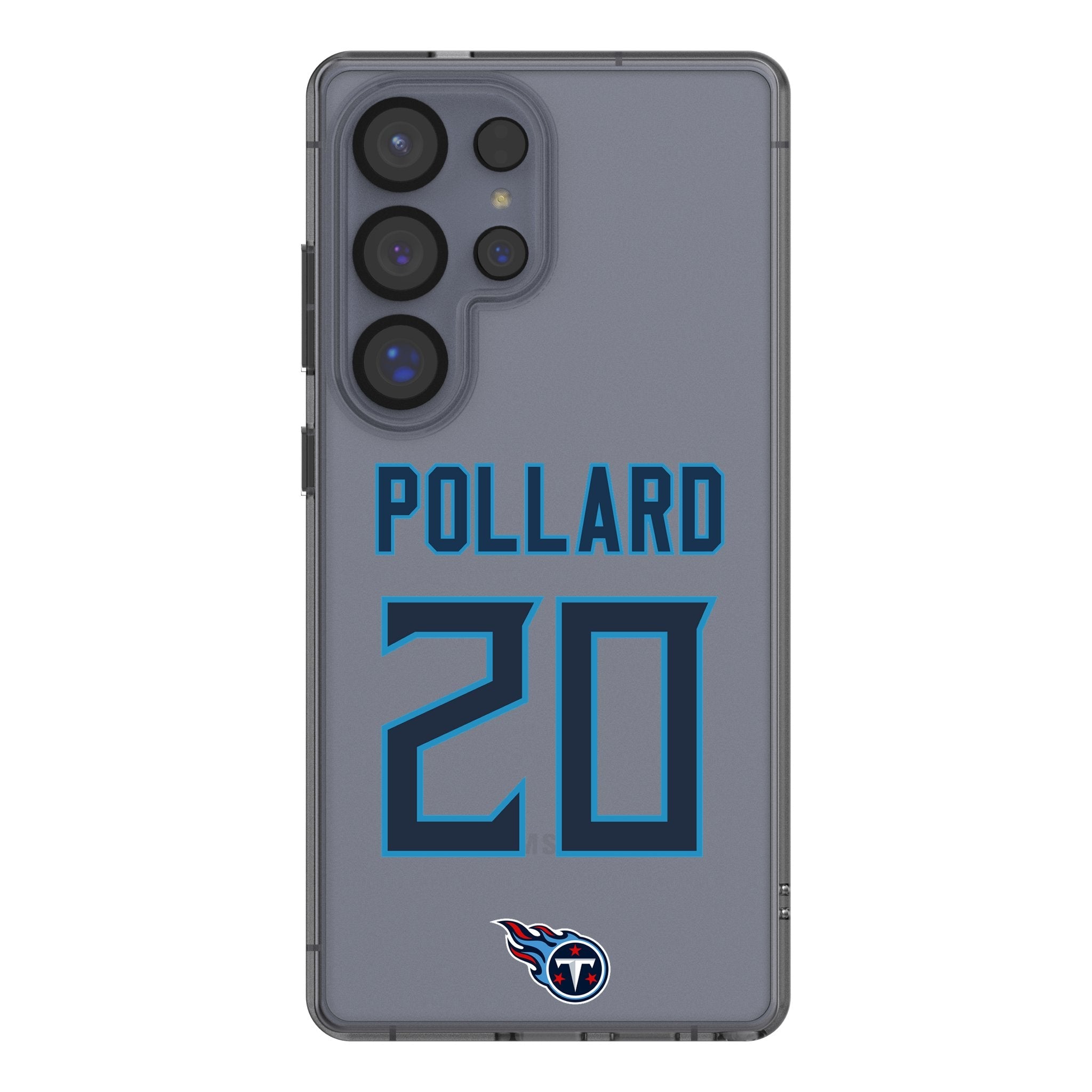 Tony Pollard Tennessee Titans 20 Game Tactic Clear Phone Case for Samsung Galaxy - Sports Gifts, Sports Memorabilia, Sports Collectibles, Fan Shop