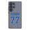Frank Ragnow Detroit Lions 77 Game Tactic Clear Phone Case for Samsung Galaxy - Sports Gifts, Sports Memorabilia, Sports Collectibles, Fan Shop