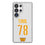 Laremy Tunsil Washington Commanders 78 Game Tactic Clear Phone Case for Samsung Galaxy - Sports Gifts, Sports Memorabilia, Sports Collectibles, Fan Shop