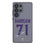 Christian Darrisaw Minnesota Vikings 71 Game Tactic Clear Phone Case for Samsung Galaxy - Sports Gifts, Sports Memorabilia, Sports Collectibles, Fan Shop