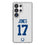 Daniel Jones Indianapolis Colts 17 Game Tactic Clear Phone Case for Samsung Galaxy - Sports Gifts, Sports Memorabilia, Sports Collectibles, Fan Shop