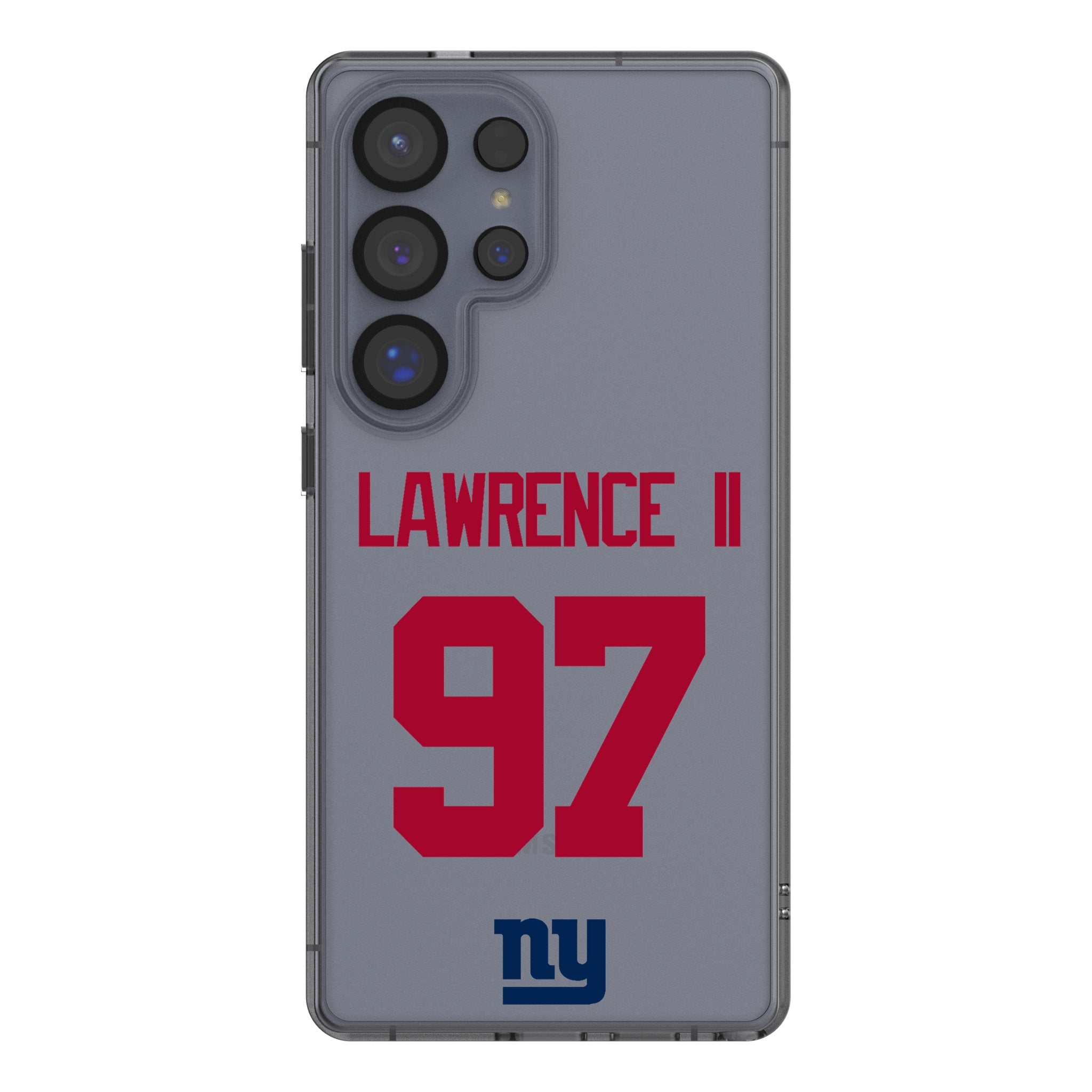 Dexter Lawrence II New York Giants 97 Game Tactic Clear Phone Case for Samsung Galaxy - Sports Gifts, Sports Memorabilia, Sports Collectibles, Fan Shop
