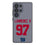 Dexter Lawrence II New York Giants 97 Game Tactic Clear Phone Case for Samsung Galaxy - Sports Gifts, Sports Memorabilia, Sports Collectibles, Fan Shop