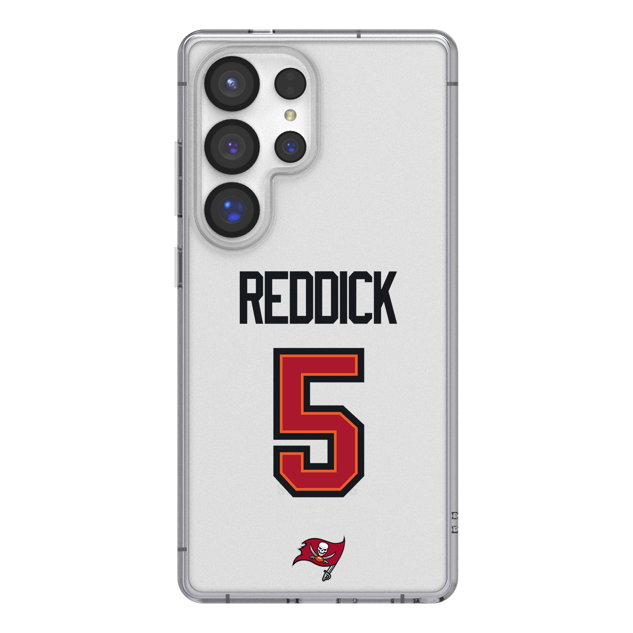 Haason Reddick Tampa Bay Buccaneers 5 Game Tactic Clear Phone Case for Samsung Galaxy - Sports Gifts, Sports Memorabilia, Sports Collectibles, Fan Shop