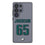 Lane Johnson Philadelphia Eagles 65 Game Tactic Clear Phone Case for Samsung Galaxy - Sports Gifts, Sports Memorabilia, Sports Collectibles, Fan Shop