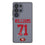 Trent Williams San Francisco 49ers 71 Game Tactic Clear Phone Case for Samsung Galaxy - Sports Gifts, Sports Memorabilia, Sports Collectibles, Fan Shop