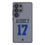 Brandon Aubrey Dallas Cowboys 17 Game Tactic Clear Phone Case for Samsung Galaxy - Sports Gifts, Sports Memorabilia, Sports Collectibles, Fan Shop