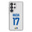Puka Nacua Los Angeles Rams 17 Game Tactic Clear Phone Case for Samsung Galaxy - Sports Gifts, Sports Memorabilia, Sports Collectibles, Fan Shop