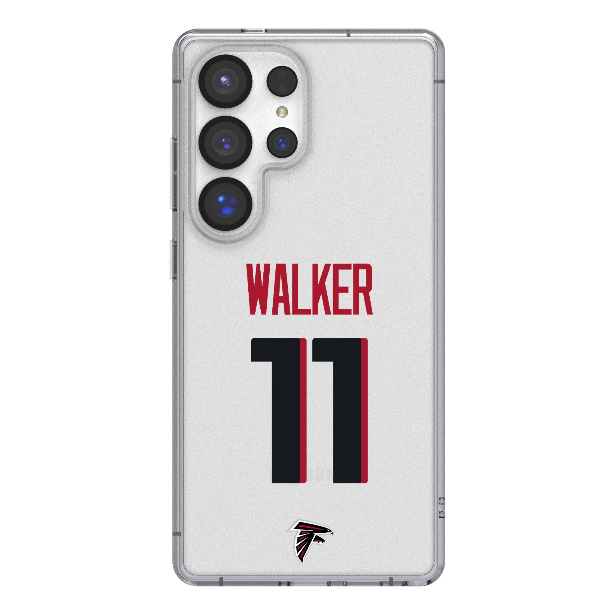 Jalon Walker Atlanta Falcons 11 Game Tactic Clear Phone Case for Samsung Galaxy - Sports Gifts, Sports Memorabilia, Sports Collectibles, Fan Shop