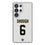 Tyler Shough New Orleans Saints 6 Game Tactic Clear Phone Case for Samsung Galaxy - Sports Gifts, Sports Memorabilia, Sports Collectibles, Fan Shop