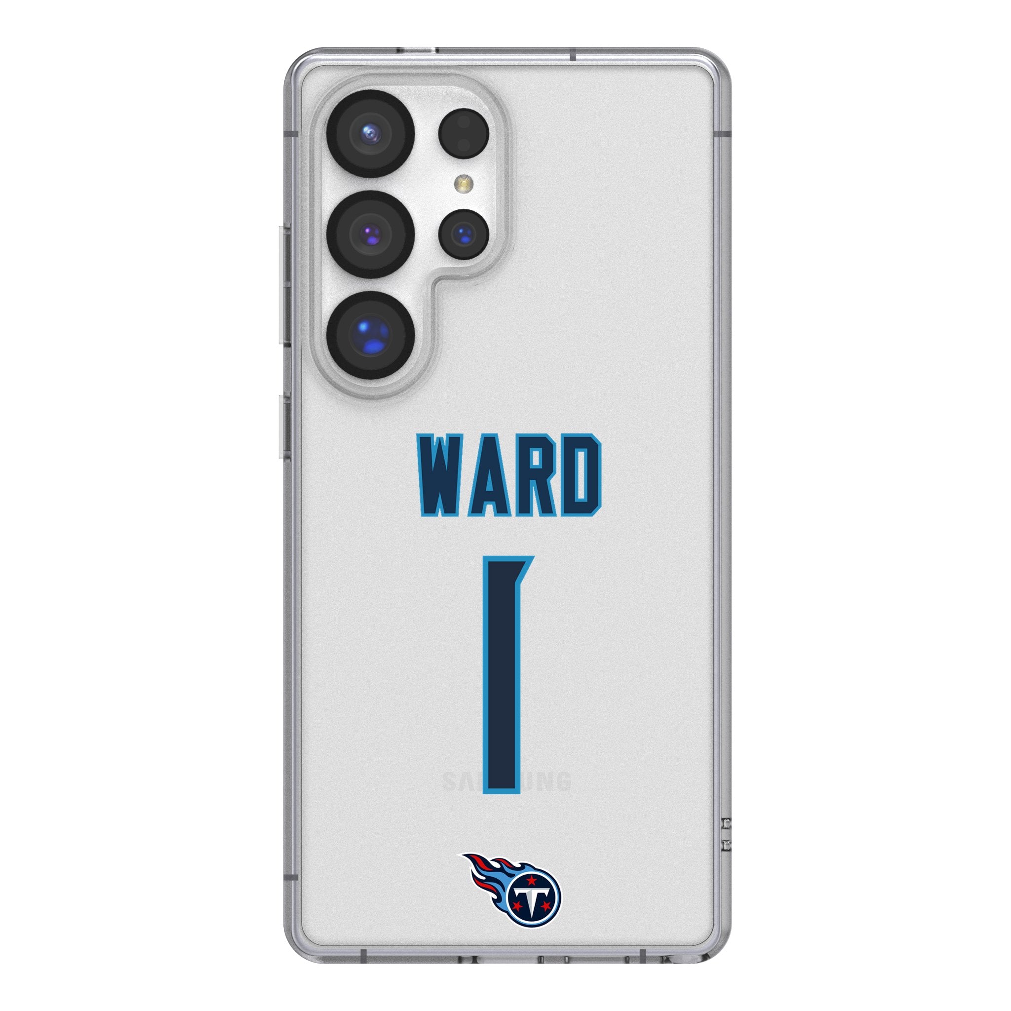 Cameron Ward Tennessee Titans 1 Game Tactic Clear Phone Case for Samsung Galaxy - Sports Gifts, Sports Memorabilia, Sports Collectibles, Fan Shop