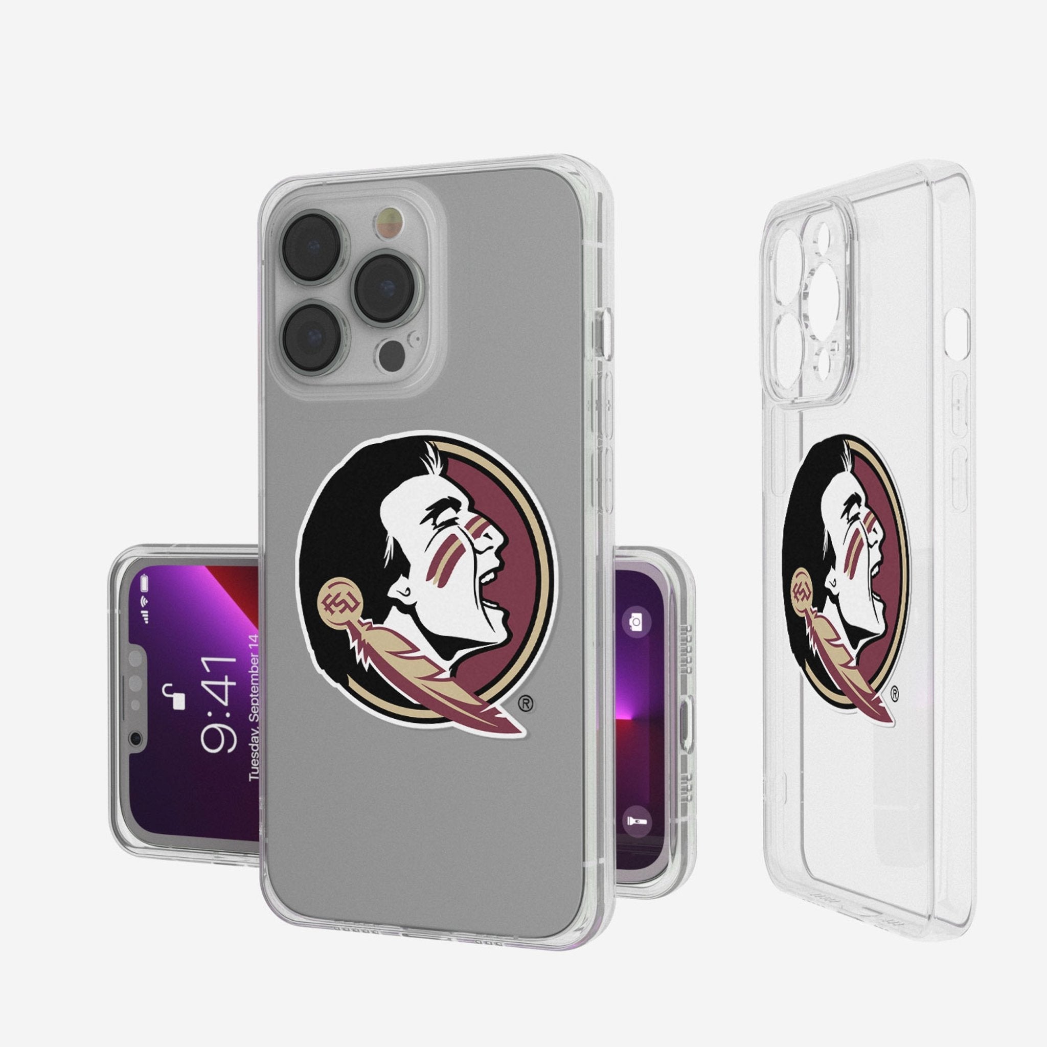 Florida State University Seminoles Insignia Clear Phone Case - Sports Gifts, Sports Memorabilia, Sports Collectibles, Fan Shop