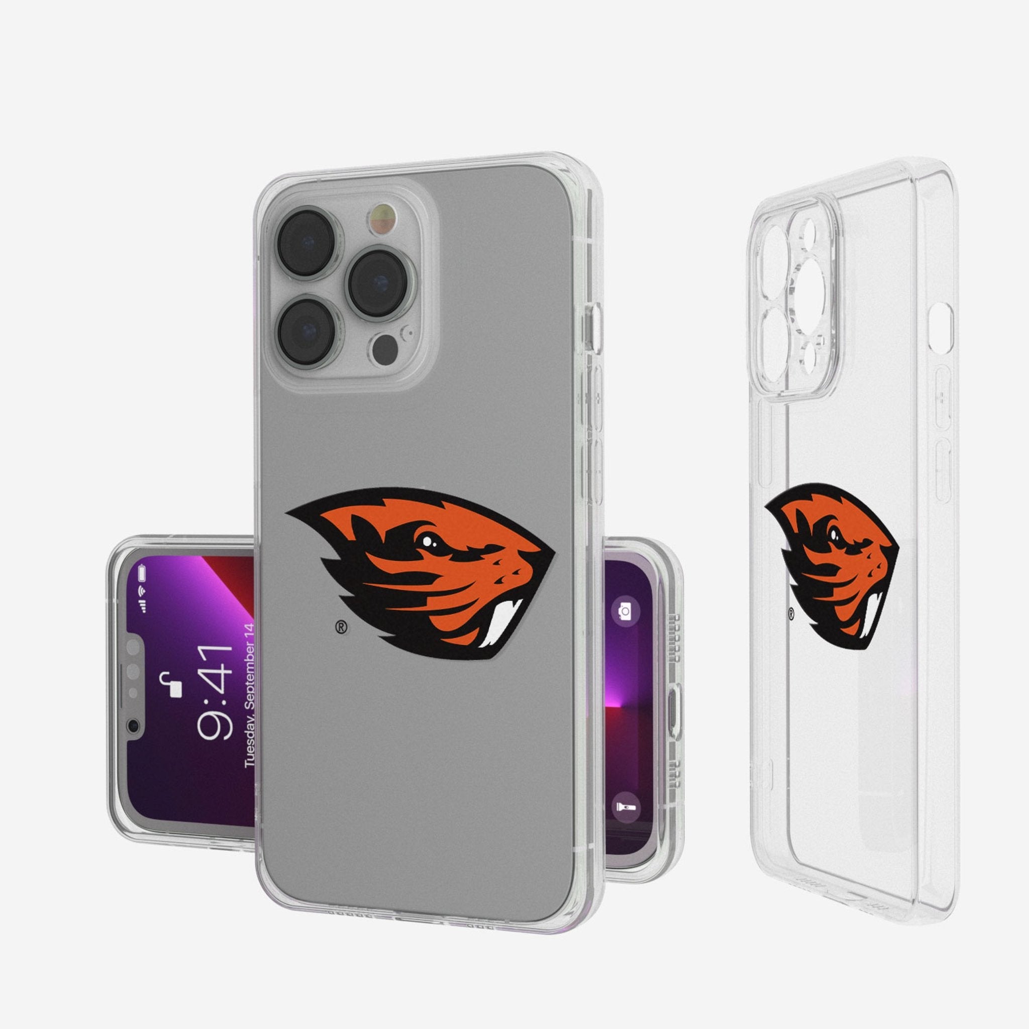 Oregon State University Beavers Insignia Clear Phone Case - Sports Gifts, Sports Memorabilia, Sports Collectibles, Fan Shop